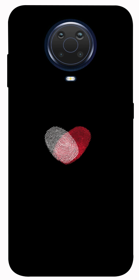 Чохол Fingerprint heart для Nokia G20