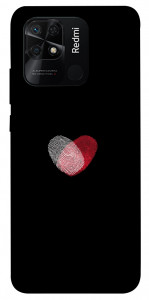 Чехол Fingerprint heart для Xiaomi Redmi 10C