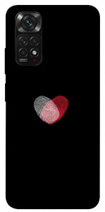 Чехол Fingerprint heart для Xiaomi Redmi Note 11 (Global)