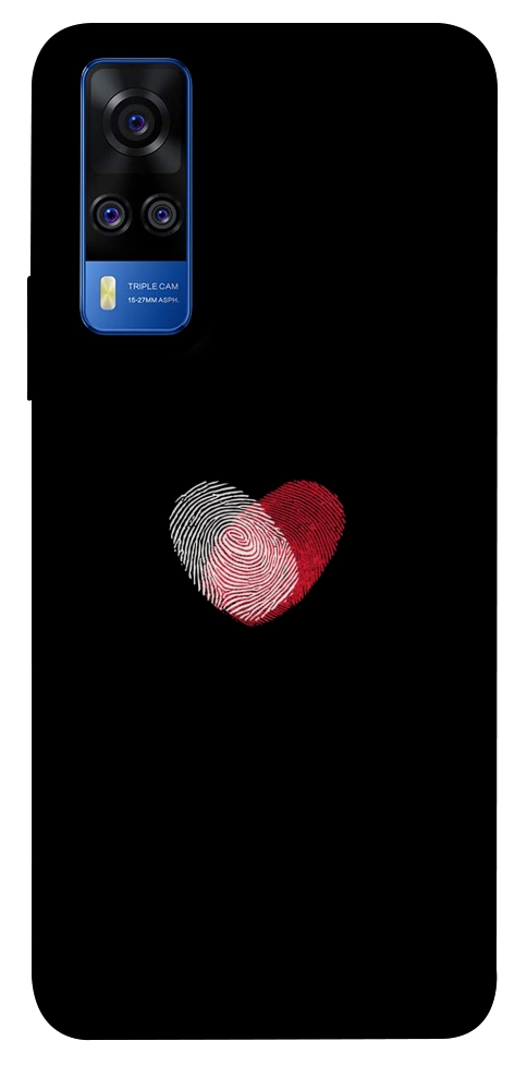 Чехол Fingerprint heart для Vivo Y51a