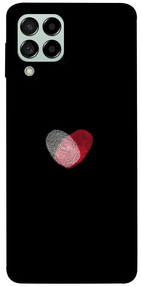 Чехол Fingerprint heart для Galaxy M53