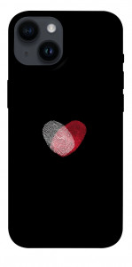 Чохол Fingerprint heart для iPhone 14