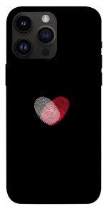 Чехол Fingerprint heart для iPhone 14 Pro Max