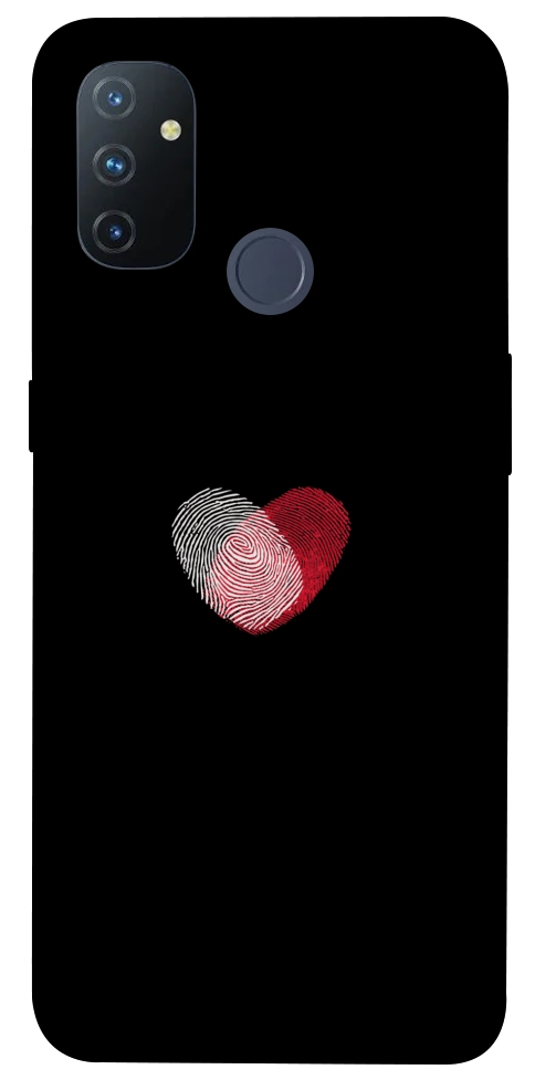 Чохол Fingerprint heart для OnePlus Nord N100