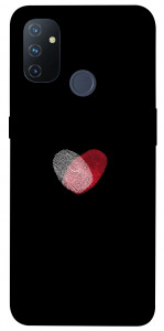 Чехол Fingerprint heart для OnePlus Nord N100