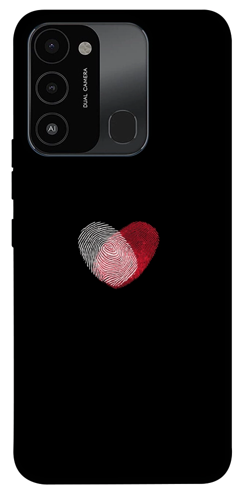 Чехол Fingerprint heart для TECNO Spark 8C