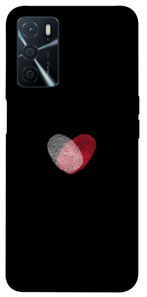 Чохол Fingerprint heart для Oppo A54s