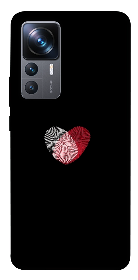 Чохол Fingerprint heart для Xiaomi 12T