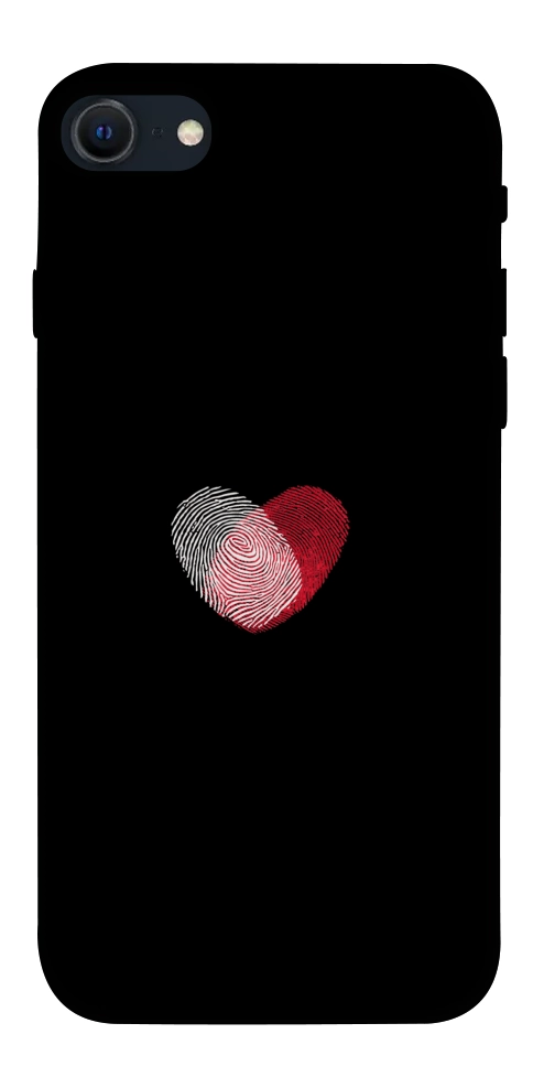 Чохол Fingerprint heart для iPhone SE (2022)