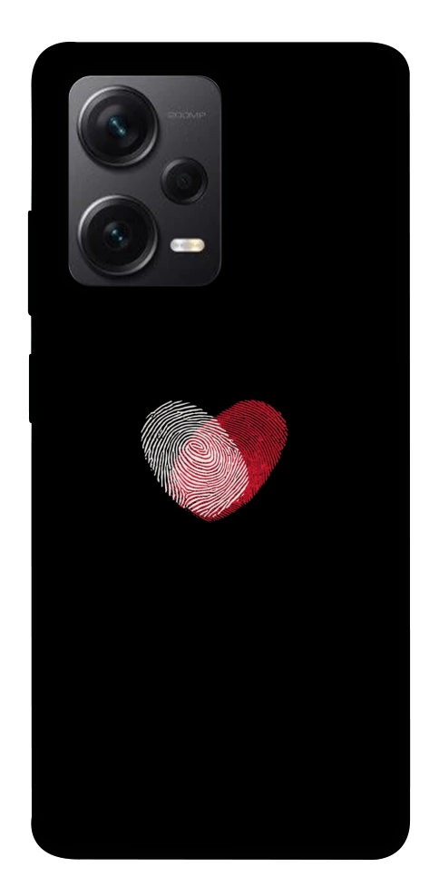 Чехол Fingerprint heart для Xiaomi Redmi Note 12 Pro 5G