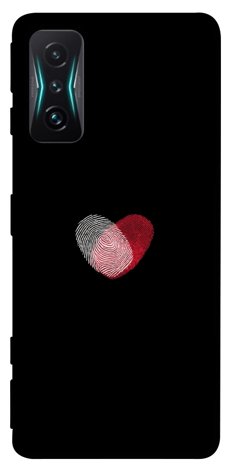 Чохол Fingerprint heart для Xiaomi Redmi K50 Gaming