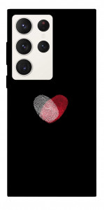 Чехол Fingerprint heart для Galaxy S23 Ultra