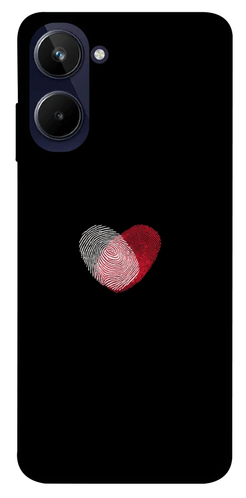 Чохол Fingerprint heart для Realme 10 4G