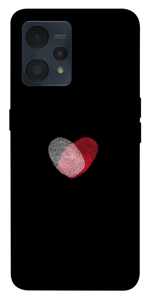 Чохол Fingerprint heart для Realme 9 4G