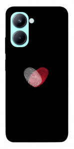 Чохол Fingerprint heart для Realme C33