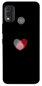 Чохол Fingerprint heart для Nokia G11 Plus