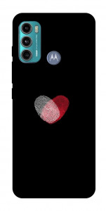 Чехол Fingerprint heart для Motorola Moto G60