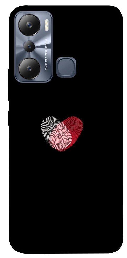 Чехол Fingerprint heart для Infinix Hot 20i