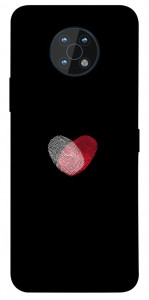 Чехол Fingerprint heart для Nokia G50