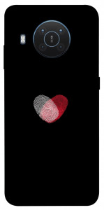 Чехол Fingerprint heart для Nokia X20