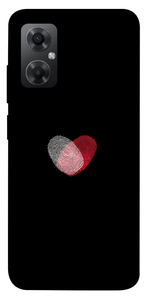 Чехол Fingerprint heart для Xiaomi Redmi Note 11R