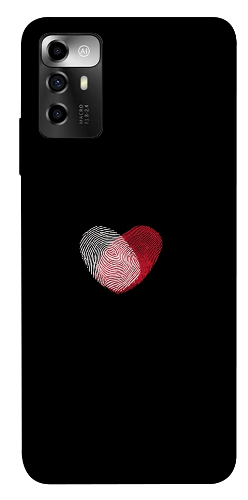 Чохол Fingerprint heart для ZTE Blade A72