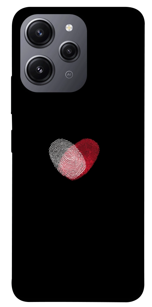 Чохол Fingerprint heart для Xiaomi Redmi 12