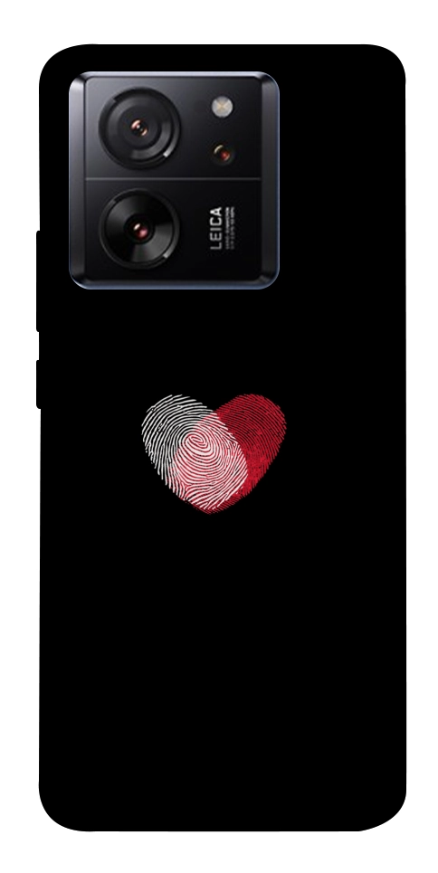 Чохол Fingerprint heart для Xiaomi 13T