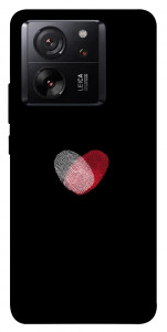 Чохол Fingerprint heart для Xiaomi 13T Pro