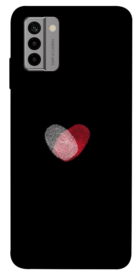 Чохол Fingerprint heart для Nokia G22