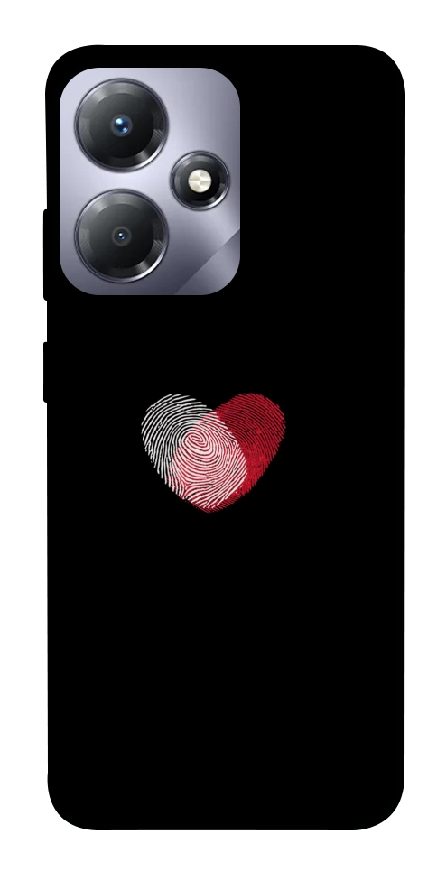 Чохол Fingerprint heart для Infinix Hot 30i