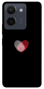 Чехол Fingerprint heart для Vivo Y36