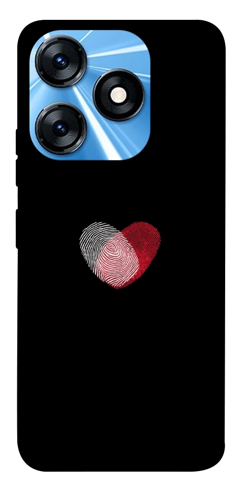 Чохол Fingerprint heart для TECNO Spark 10