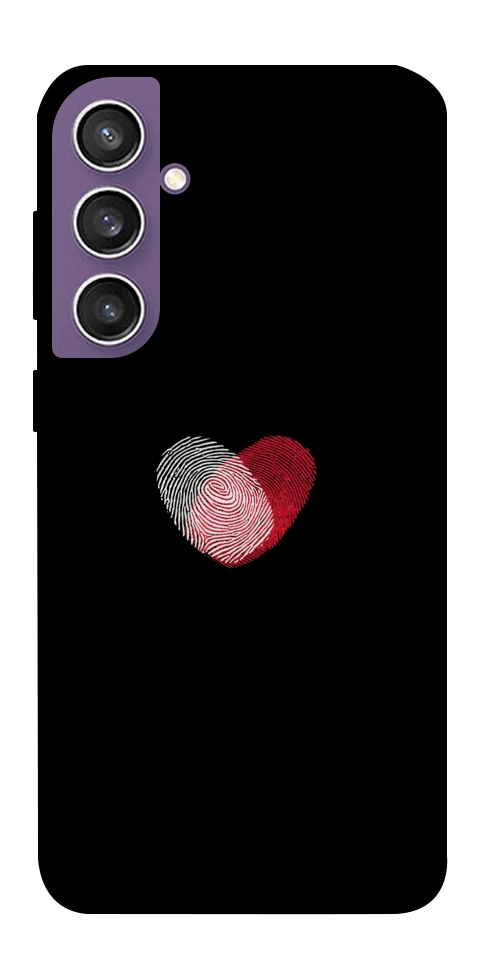 Чохол Fingerprint heart для Galaxy S23 FE