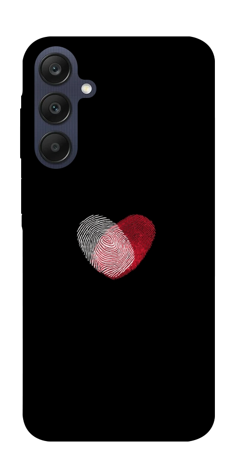 Чехол Fingerprint heart для Galaxy A25 5G