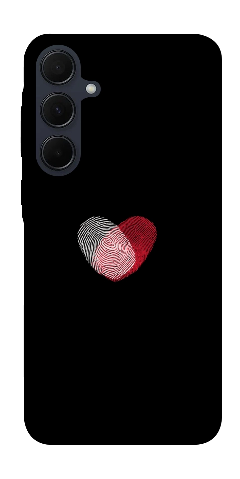 Чохол Fingerprint heart для Galaxy A35