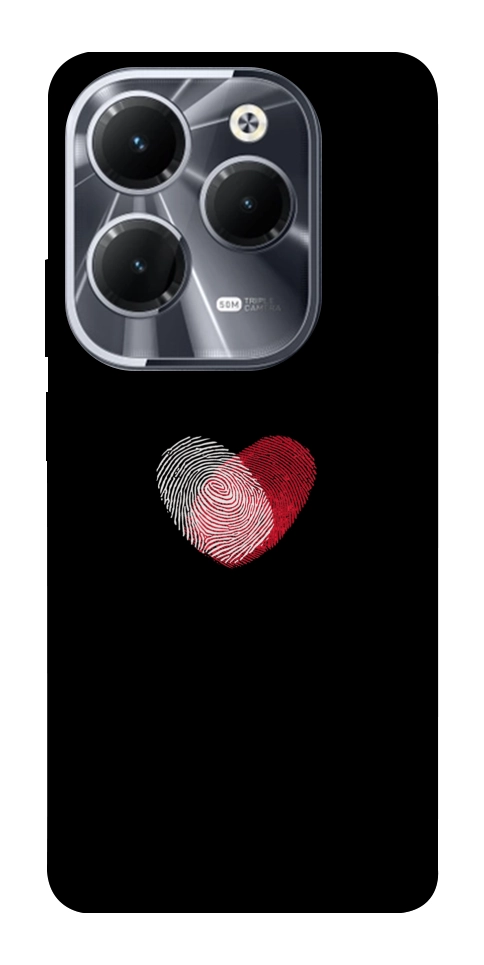 Чехол Fingerprint heart для Infinix Hot 40