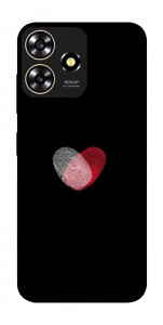 Чохол Fingerprint heart для ZTE Blade A73 4G