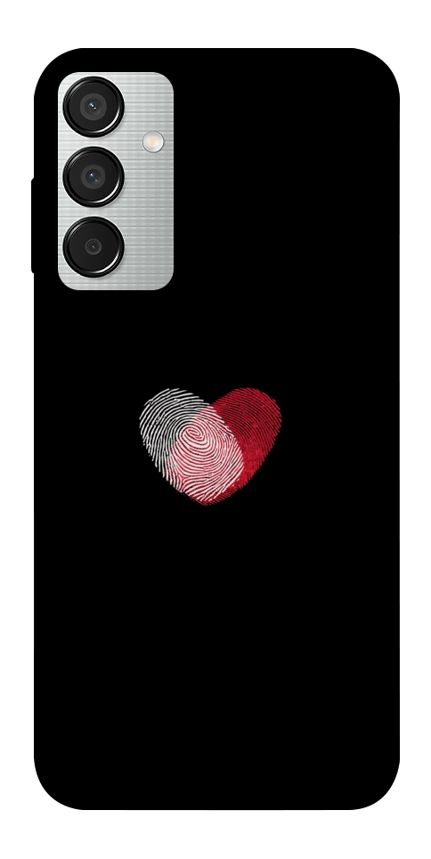 Чохол Fingerprint heart для Galaxy M15 5G