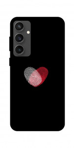 Чохол Fingerprint heart для Galaxy S24 FE