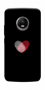 Чохол Fingerprint heart для Motorola Moto G5S