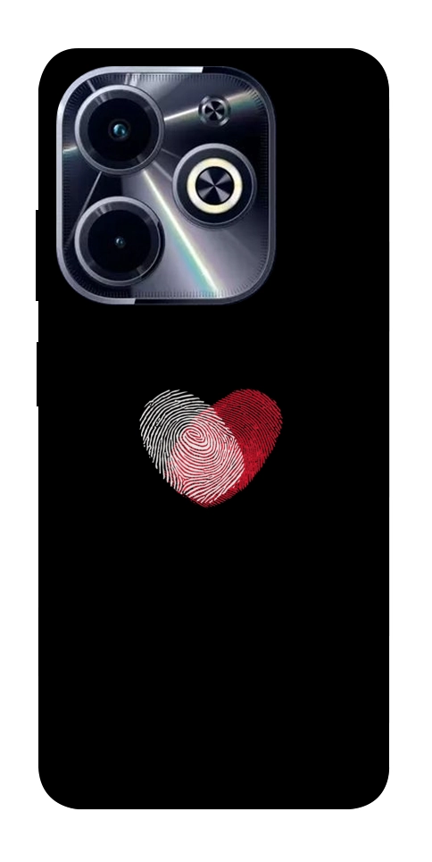 Чохол Fingerprint heart для TECNO Spark Go 2024