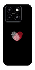 Чехол Fingerprint heart для ZTE Blade A55 4G