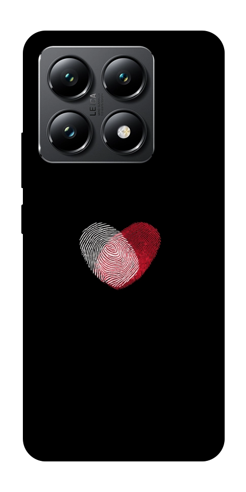 Чохол Fingerprint heart для Xiaomi 14T