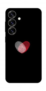 Чехол Fingerprint heart для Galaxy S25