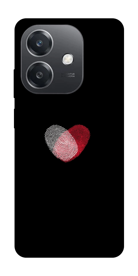 Чохол Fingerprint heart для Oppo A3 4G