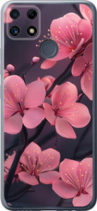 Чохол для Realme C25s Пурпурна сакура (Фіолетовий)