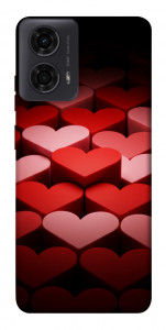 Чохол Hearts pattern для Motorola Moto G24