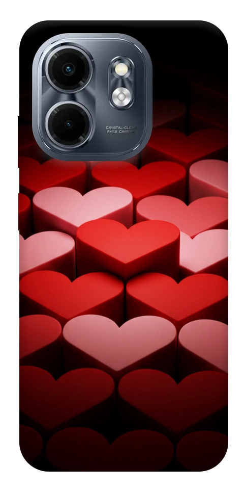 Чехол Hearts pattern для Infinix Smart 9 4G