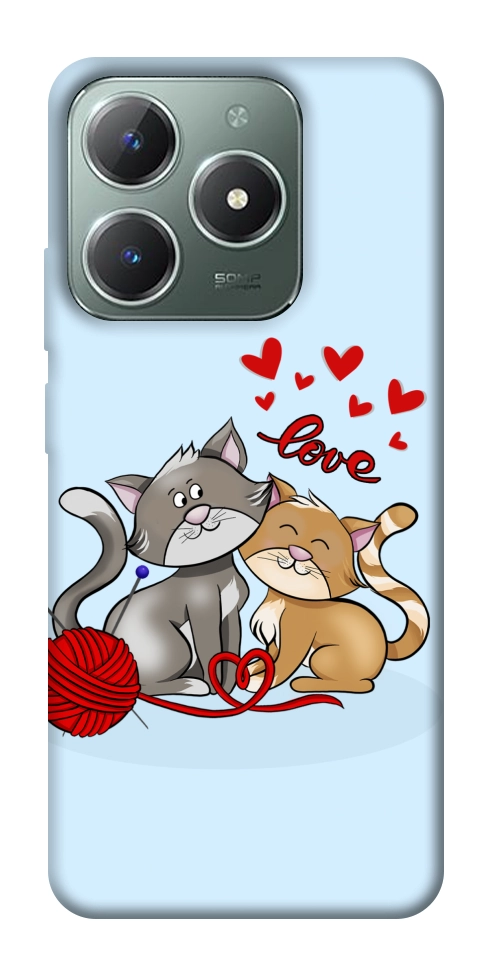 Чехол Два кота Love для Realme C61